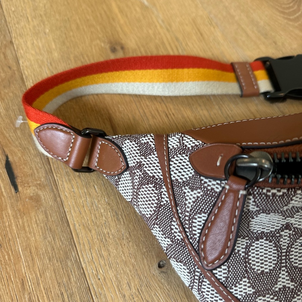 Disney X Coach League Crossbody Bag Signature Textile Jacquard Mickey Mouse - Picture 10 of 11